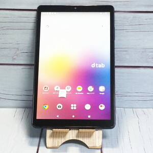 docomo dtab Compact d-42A ネイビー Androidタブレット eSIM対応 本体 白ロム B509752