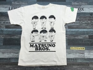 おそ松さん レディース キャラクタープリント 半袖Tシャツ S オフホワイト