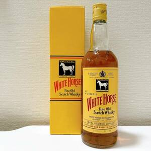 【TOA-6231】1円～ 未開栓 WHITE HORSE ホワイトホース Fine OLD ファインオールド 750ml 43％ スコッチ ウィスキー 特級 目減り有 保管品