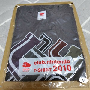 送料無料 新品 未開封 クラブニンテンドー2010 Tシャツ サイズS