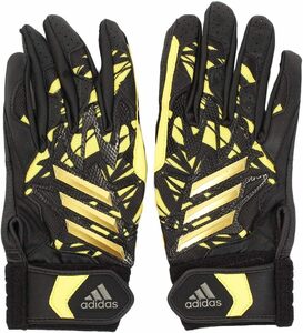 ◆新品◆ 定価4930円!! adidas アディダス バッティンググローブ ブラック/ナイトメット 手袋 両手用 ジュニア向け Oサイズ XLサイズ