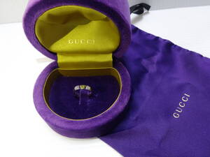 新品★グッチ【GUCCI】レディース★アイコンリング★18Kホワイト★GU660070★9サイズ★特価品★送料込★G-30