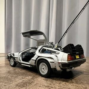 【即決】1/24 デロリアン バックトゥーザフューチャー タイムマシン DeLorean Time Machine Back To The Future I 1:24 Welly ウィリー