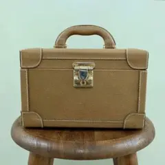 【FOXEY】BROWN-BEIGE vanity bag/BOX trunk