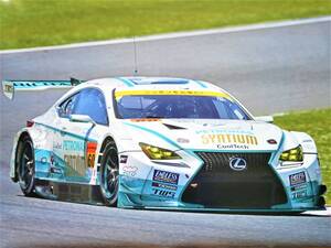 ポスター　2018年スーパーGT トヨタ レクサス ＃60　SYNTIUM LM corsa RC F GT3 LEXUS Racing　吉本大樹/宮田莉朋　未使用