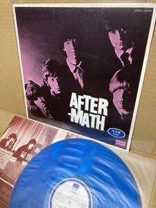 PROMO L20P 1016！BLUE VINYL！美盤LP！Rolling Stones / Aftermath Polydor 見本盤 プロモ MOTHER