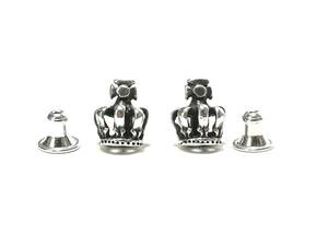 ☆本物 正規品 ロイヤルオーダー Half Tiny Crown Stud ハーフ タイニー クラウン スタッド ピアス☆