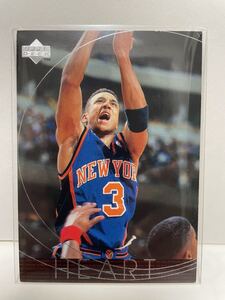 NBAカード ジョン・スタークス　JOHN STARKS UPPER DECK HEART THE GAME IN PICTURES 1996 【ニックス時代】