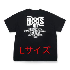 HIDE AND SEEK HS×BH S/S Tee BLACK Lサイズ 新品未使用