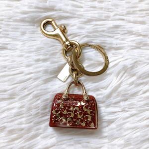 激レアCOACH コーチ　キーリング　バッグチャーム　バッグモチーフ　金具