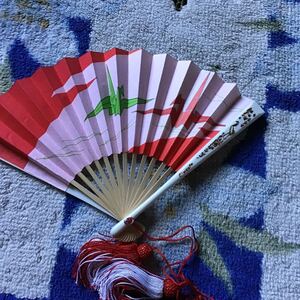 扇子♪1回使用♪七五三♪定形外120円♪おめでたい鶴