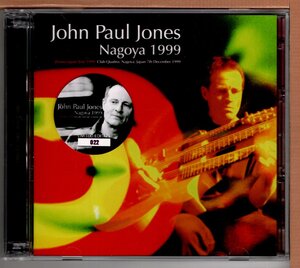 【中古CD】JOHN PAUL JONES / NAGOYA 1999