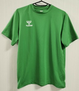 hummel 半袖シャツ ワンポイントTシャツ グリーン S HAP4008