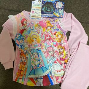 光るパジャマ プリキュアオールスターズ プリキュア20周年　長袖長ズボン　パジャマ　100cm 新品