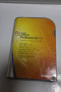 E9926(8)(RK) Y Microsoft Office Professional 2007 マイクロソフト オフィス プロフェッショナル　プロダクトキー付