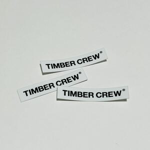 【非売品】TIMBER CREW ステッカー（小）3枚セット 平林奈緒美