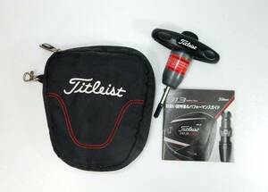 titleist タイトリスト トルクレンチ ９１３ 説明書あり ポーチ付き ボールポーチや小物入れにも 