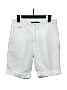 INCOTEX ショートパンツ ショーツ チノリーノ SLIM FIT 44 リネン ホワイト インコテックス