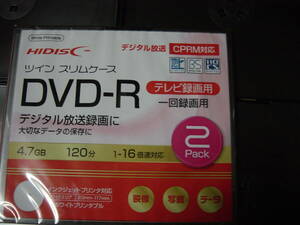 HIDISC DVD-R 4.7G 2枚 1-16倍速＋ シールズ SEALS CL06 07 08 09つき チアガール