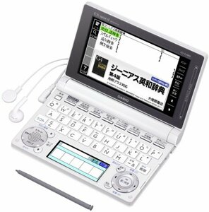 【中古】カシオ計算機 電子辞書 EX-word XD-D4800 (140コンテンツ/高校生モデル/ホワイト) XD-D4800WE