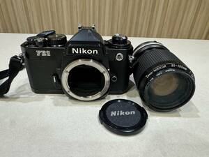 H5922 1円～ 【比較的綺麗品】シャッターOK Nikon FE2 本体 レンズ付き ニコン フイルムカメラ 35-105mm 1:3.5-4.5 カメラ 一眼 