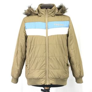 T＆C タウカン/t&c surf designs★中綿入りブルゾン/ジャケット【160cm/茶系/brown系】取り外し可能フード/Jackets/Jumpers◆BH414