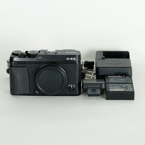 [良品｜シャッター数13,423回｜純正バッテリー2個] FUJIFILM X-E3 [ボディ ブラック] / 富士フイルムXマウント