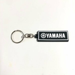 〇ヤマハ ラバーキーホルダー YAMAHA ロゴ ブラック