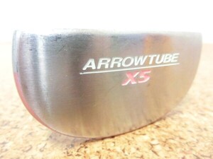 レディース♪ARROWTUBE アローチューブ X5 マレット パター 32インチ 純正スチールシャフト 中古品♪T1782