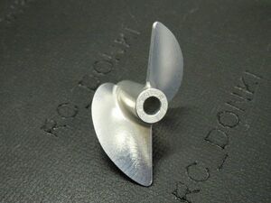 TFL製 品番3619250-R　逆プロペラCNC アルミ2枚ペラ スクリュー　Shaft bore=4.0mm Dia=36mm Pitch=1.9