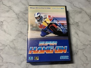 SEGA　メガドライブ　スーパーハングオン　SUPER HANG-ON/セガ　メガドライブ/箱説あり/中古