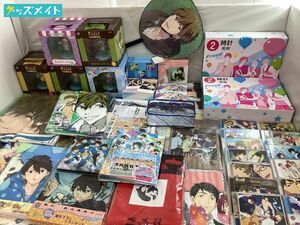 014 【同梱不可/現状】 Free！ グッズ まとめ売り CD フィギュア ポーチ ブランケット マルチクロス 他 CHC PRD