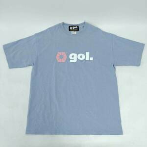 【中古】ゴル 半袖 厚手 コットン Tシャツ L メンズ gol. サッカー フットサル