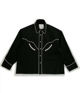 CULLNI × JieDa WESTERN SHIRT STUDIOUS別注 ウェスタン シャツ ブラック 1 ステュデイオス クルニ ジエダ