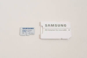 Samsung EVO Plus 512GB microSDXC UHS-I U3 100MB/s フルHD&4K UHDメモリーカード アダプター付