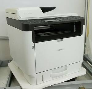 RICOH A4 モノクロ レーザープリンター 複合機 SP 2300SFL 印刷枚数1800枚 中古トナー付 リコー A4プリンター 即納【H24030721】