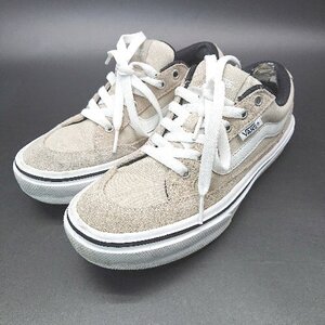 ◇ vans V3830SC FALKEN スエード キャンバス ローカット スケートボード スニーカー サイズ23cm ベージュ レディース E