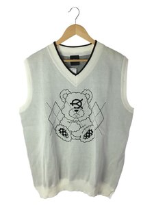 ARGYLE STITCH ODOLLY KNIT VEST/OY/ニットベスト(薄手)/2/コットン/ホワイト//