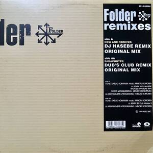 Folder remixes DJ HASEBE ジャケットダメージあり。画像にてご確認下さい。