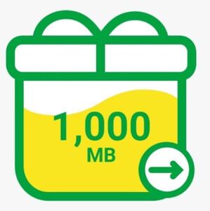 mineo マイネオ パケットギフト 1GB 【1,000MB】