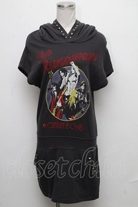 HYSTERIC GLAMOUR / CHERRY BOMBptパーカー グレー S-24-12-23-049-PU-TO-HR-ZS