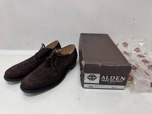 【デッドストック】ALDEN オールデン 7699 BROWN SUEDE TRUSQUARE TOE size10D