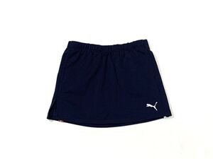 (レディース) PUMA プーマ // テニスウェア インナー付き スコート (ネイビー系) サイズ S