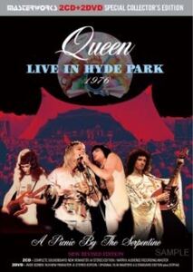 QUEEN / LIVE IN HYDE PARK 1976 A PICNIC BY THE SERPENTINE=SOUNDBOARD 新品輸入プレス盤2CD2 DVD