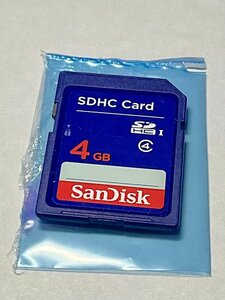 SabDisk サンディスク SDHCカード 4GB 1枚 フォーマット済み 動作確認済みジャンク品