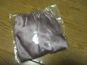 未使用　サテンシルク１００％つぼみパンティ　Ｍ　紫　3枚1800円~