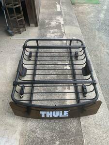 THULE ルーフラック バスケット カゴ エアロバー スクエアバー 中古品 TH828? エクスペリエンス828?