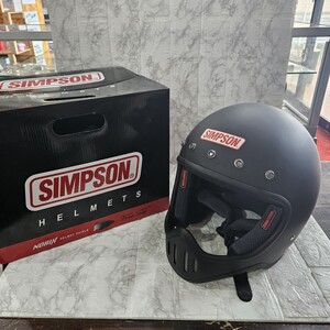 【美品】SIMPSON　M50 Lサイズ（59-60cm） マットブラック　 ヘルメット　コレクション　