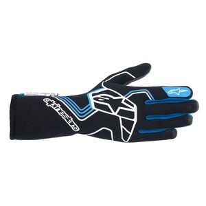 alpinestars(アルパインスターズ) レーシンググローブ TECH-1 RACE V4 GLOVE XLサイズ 17 BLACK BLUE [FIA8856-2018公認]