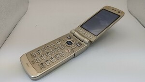 K286 docomo FOMA らくらくホン F-08F FUJITSU 富士通/ガラケー/ケータイ 簡易動作確認＆簡易清掃＆初期化OK 判定○ 現状品 送料無料　